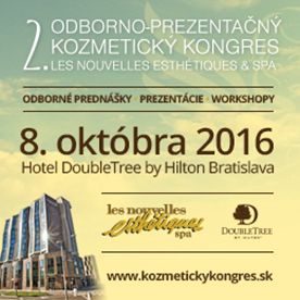 Kosmetický kongres Les nouvelles esthétiques Bratislava - 8. 10. 2016